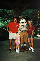 Gensheimer family at Disney World